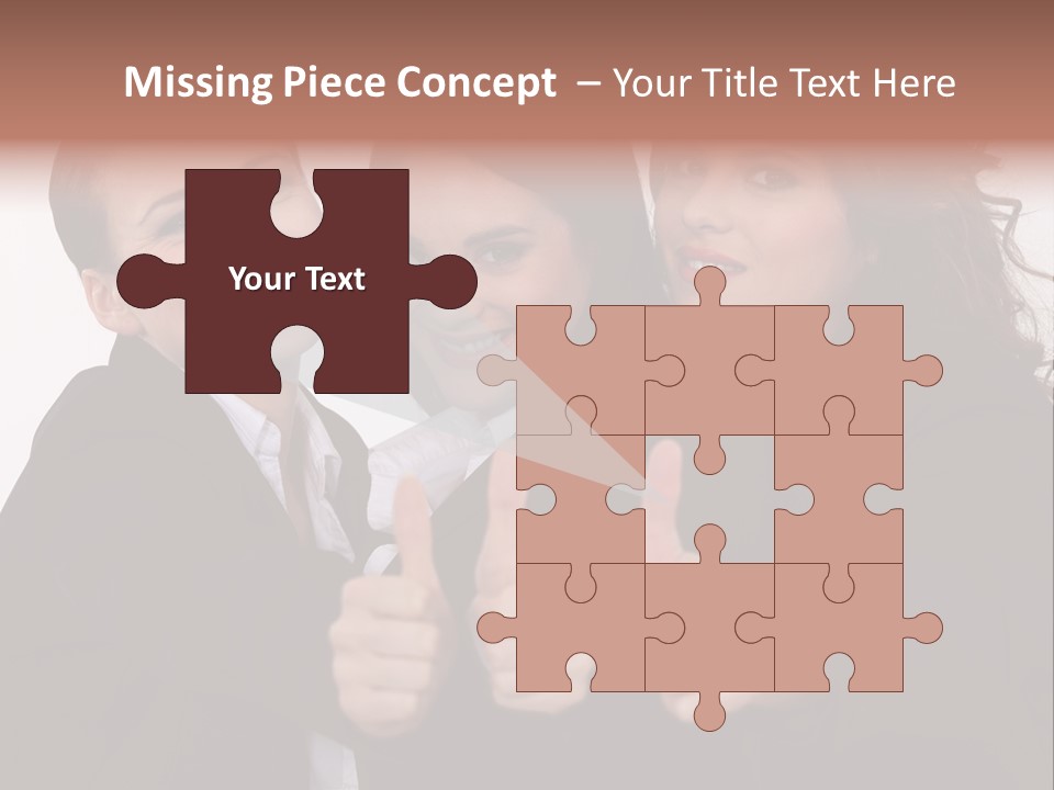 Three Professional Teamwork PowerPoint Template