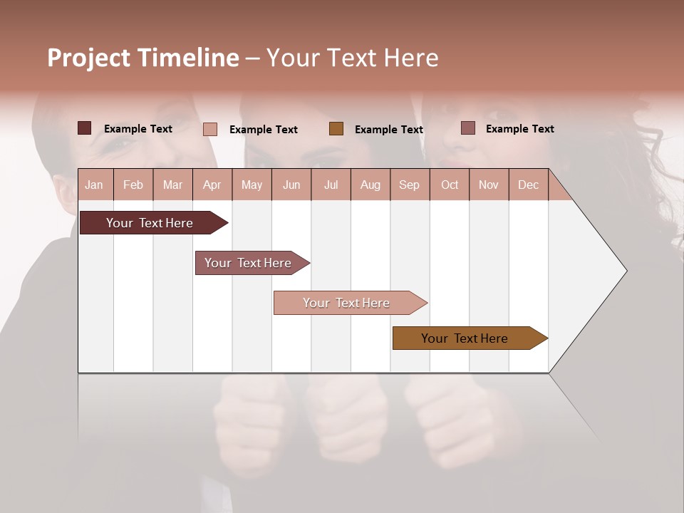 Three Professional Teamwork PowerPoint Template