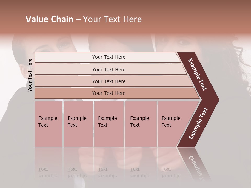 Three Professional Teamwork PowerPoint Template