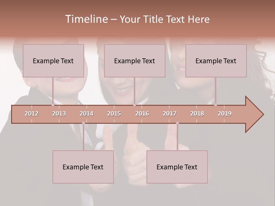 Three Professional Teamwork PowerPoint Template