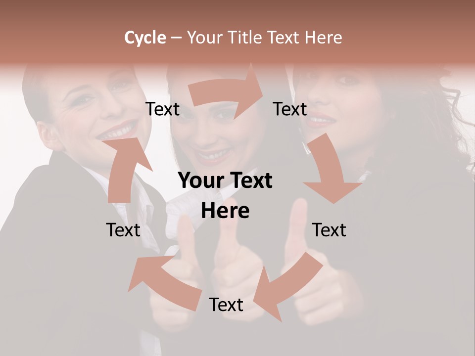 Three Professional Teamwork PowerPoint Template