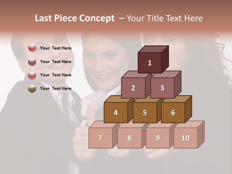 Three Professional Teamwork PowerPoint Template