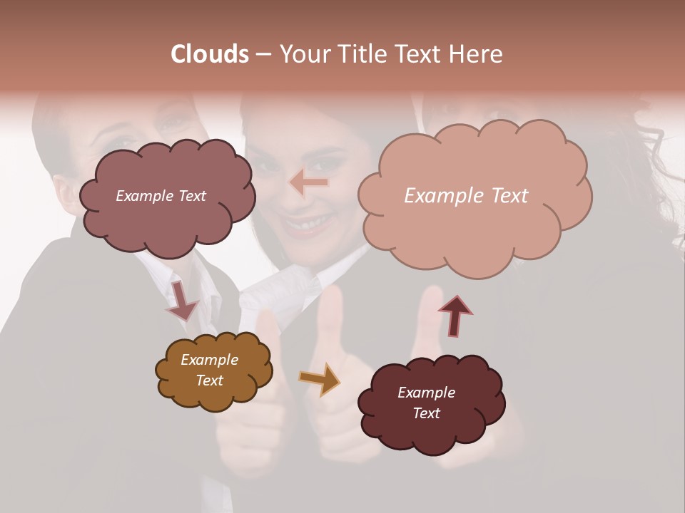 Three Professional Teamwork PowerPoint Template