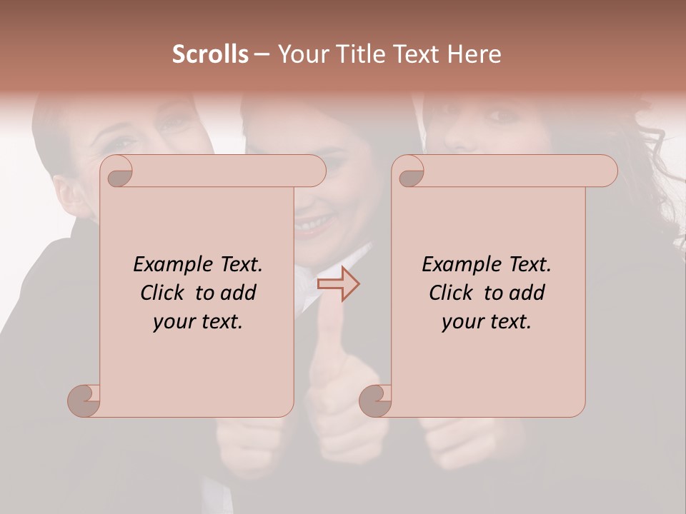 Three Professional Teamwork PowerPoint Template