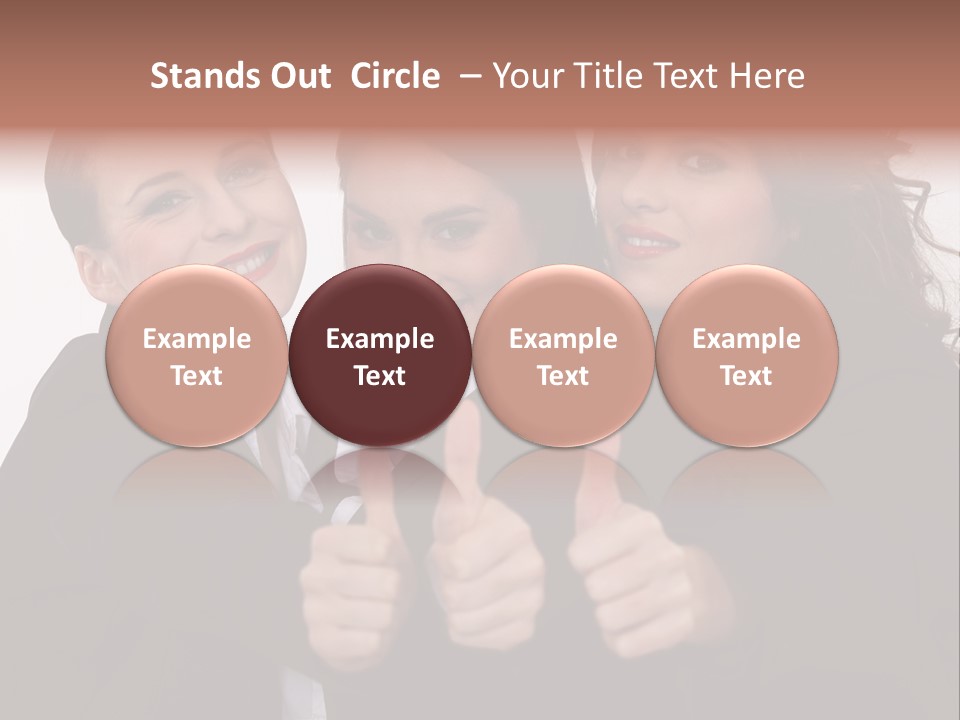 Three Professional Teamwork PowerPoint Template