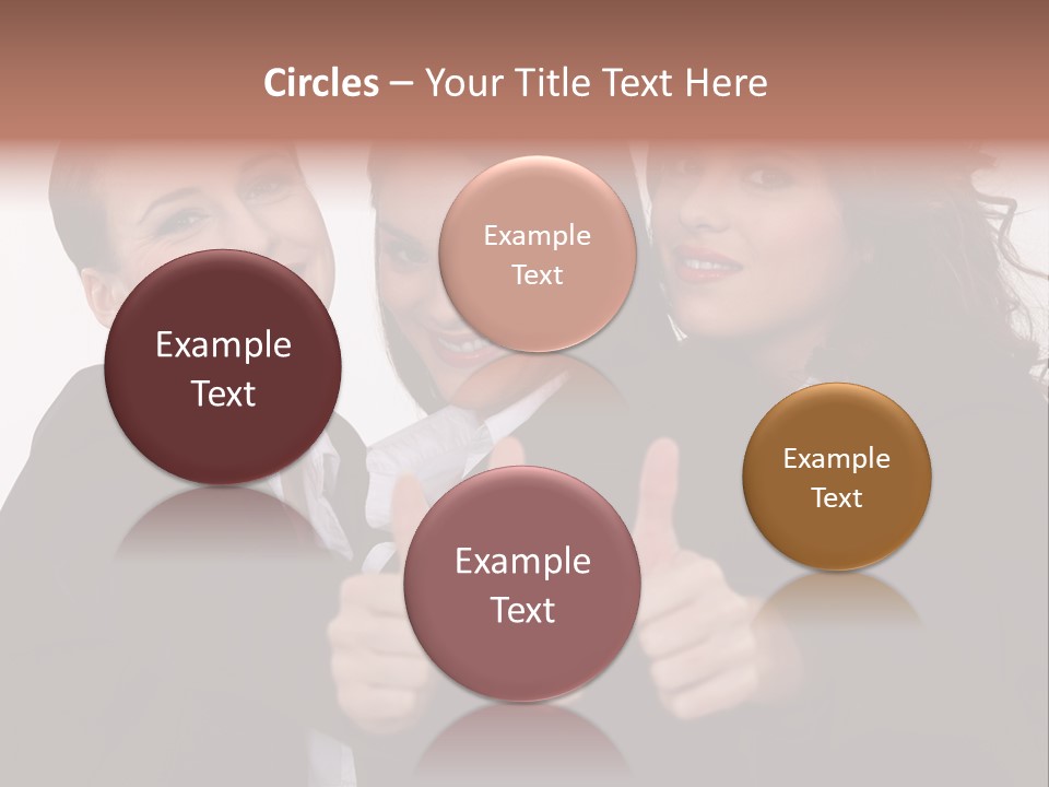 Three Professional Teamwork PowerPoint Template