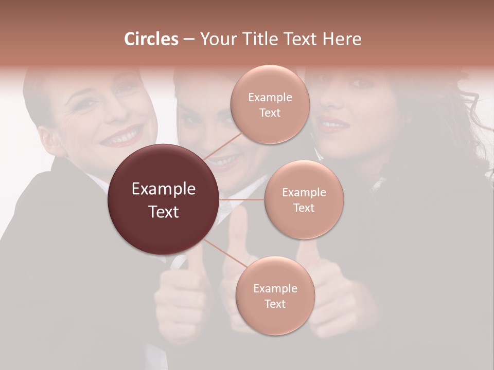 Three Professional Teamwork PowerPoint Template