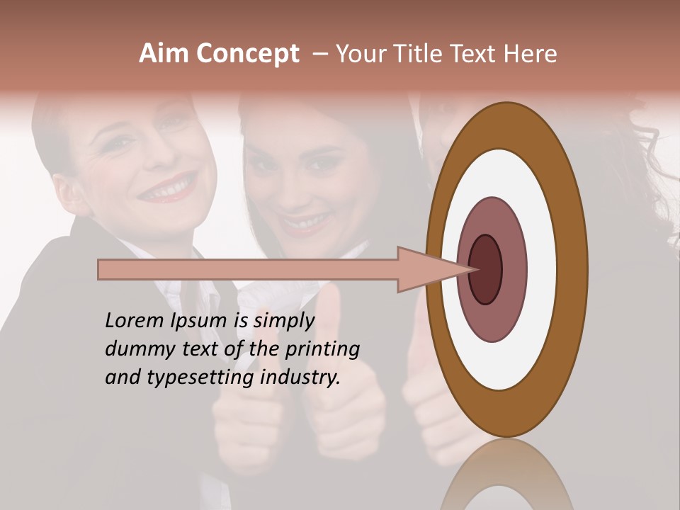 Three Professional Teamwork PowerPoint Template