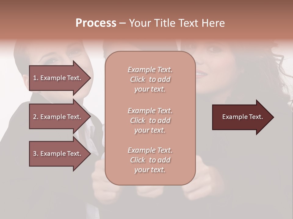 Three Professional Teamwork PowerPoint Template