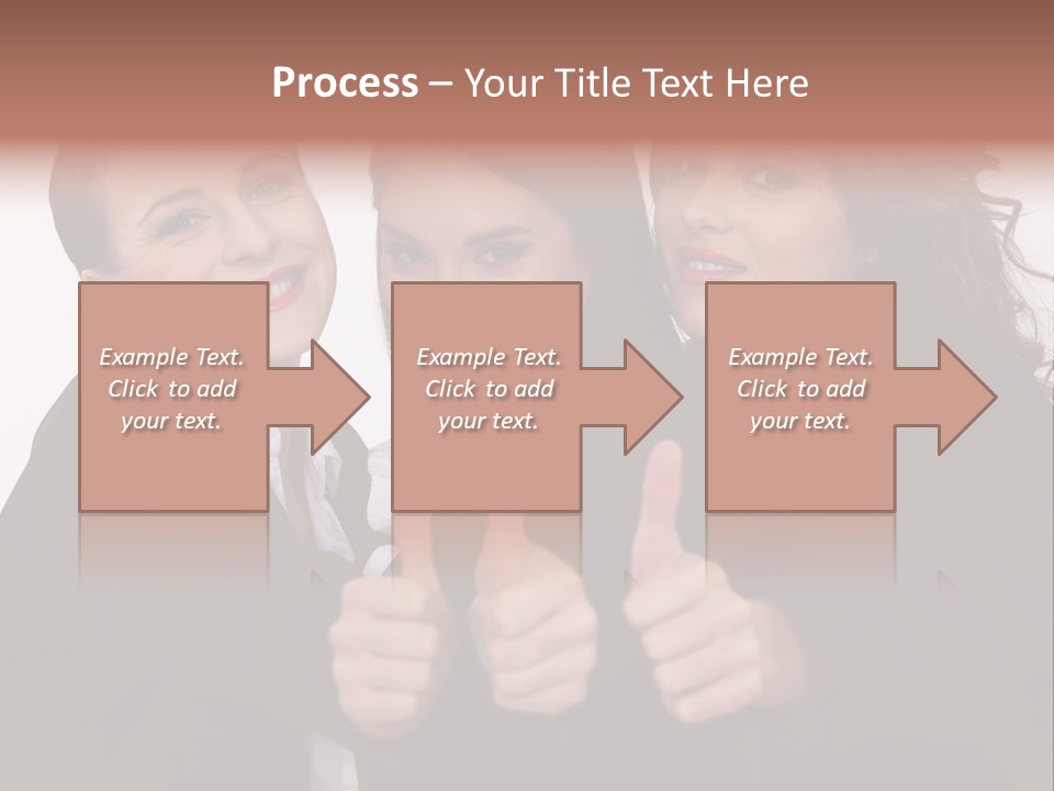 Three Professional Teamwork PowerPoint Template