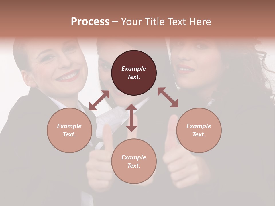 Three Professional Teamwork PowerPoint Template