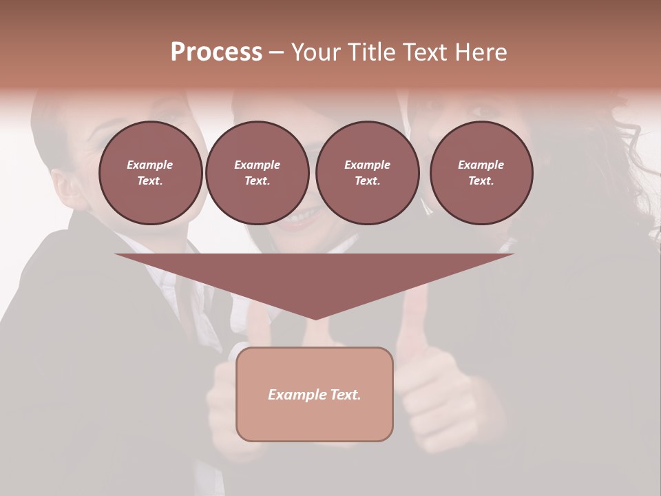 Three Professional Teamwork PowerPoint Template