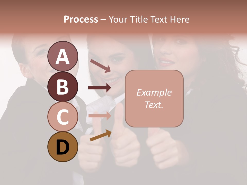 Three Professional Teamwork PowerPoint Template