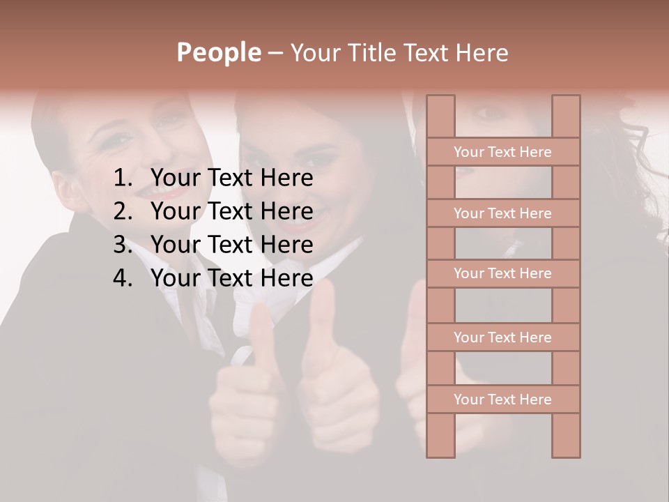 Three Professional Teamwork PowerPoint Template