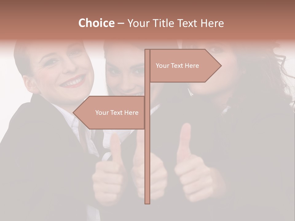 Three Professional Teamwork PowerPoint Template