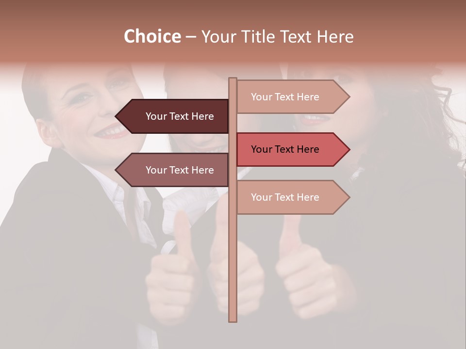Three Professional Teamwork PowerPoint Template