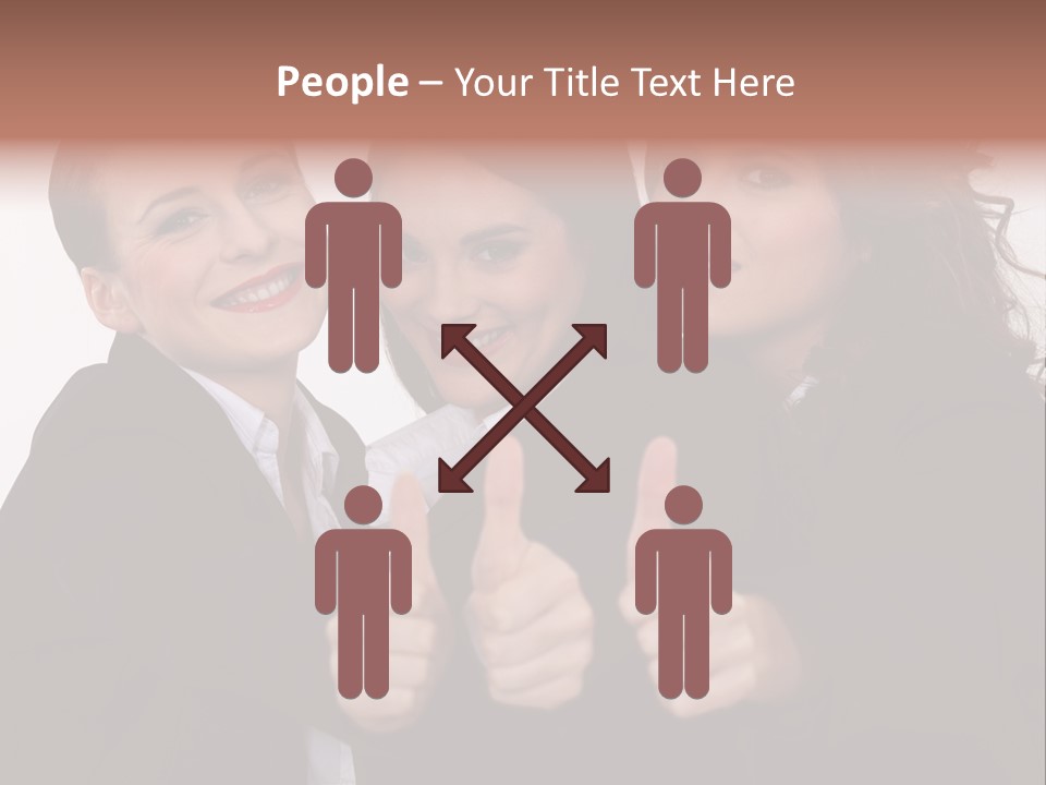 Three Professional Teamwork PowerPoint Template