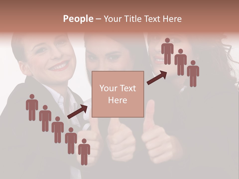 Three Professional Teamwork PowerPoint Template