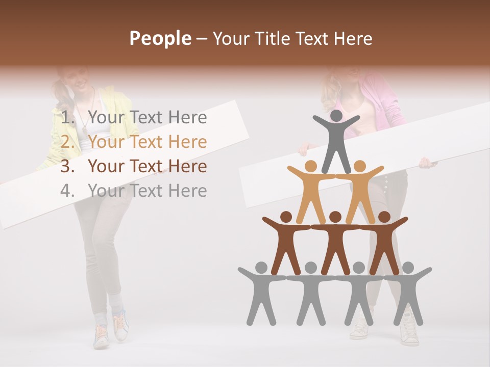 Many Copyspace Success PowerPoint Template