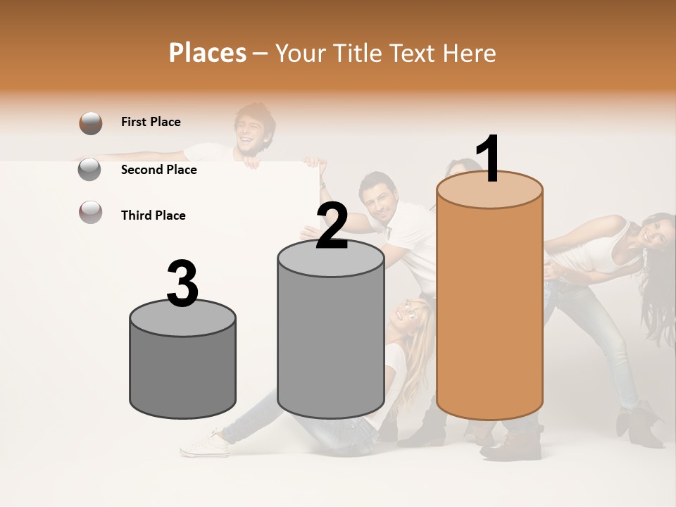 Young Copy Space Background PowerPoint Template