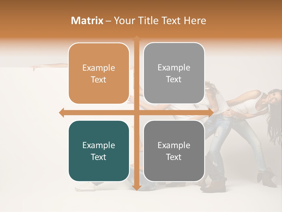 Young Copy Space Background PowerPoint Template