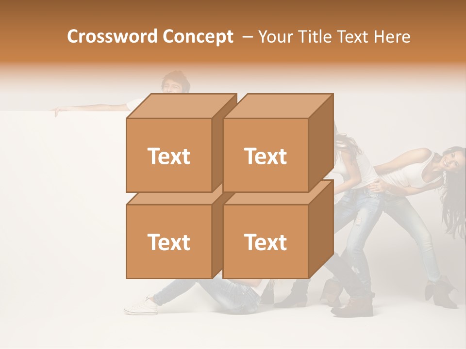 Young Copy Space Background PowerPoint Template