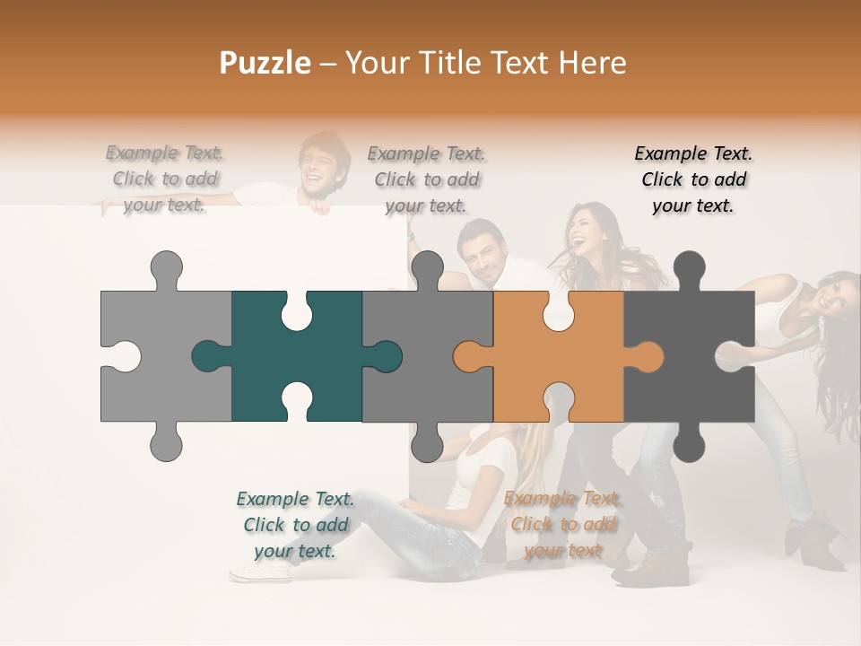 Young Copy Space Background PowerPoint Template