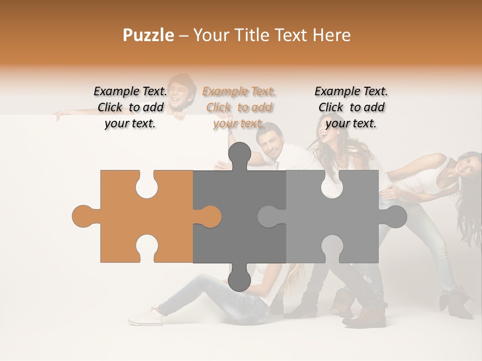 Young Copy Space Background PowerPoint Template