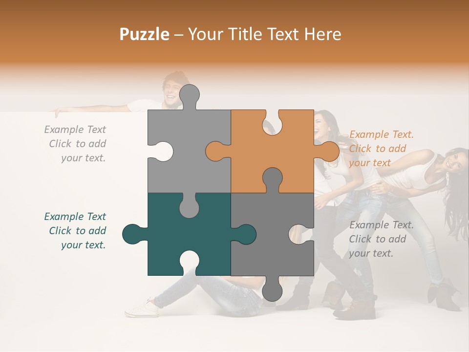 Young Copy Space Background PowerPoint Template