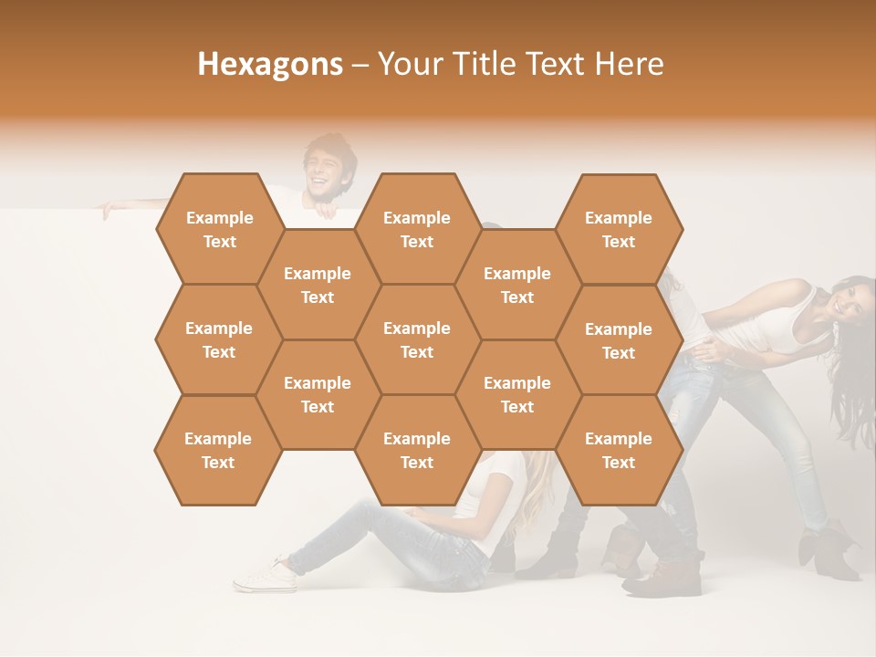 Young Copy Space Background PowerPoint Template