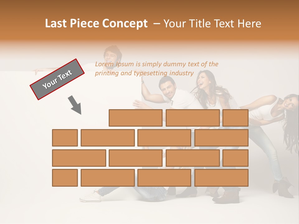 Young Copy Space Background PowerPoint Template