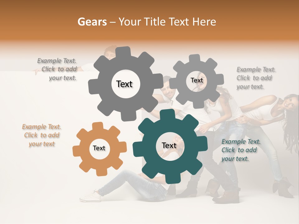 Young Copy Space Background PowerPoint Template