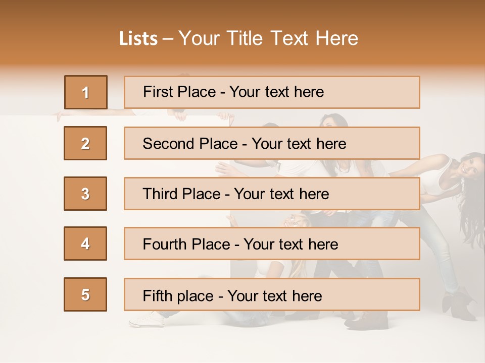 Young Copy Space Background PowerPoint Template