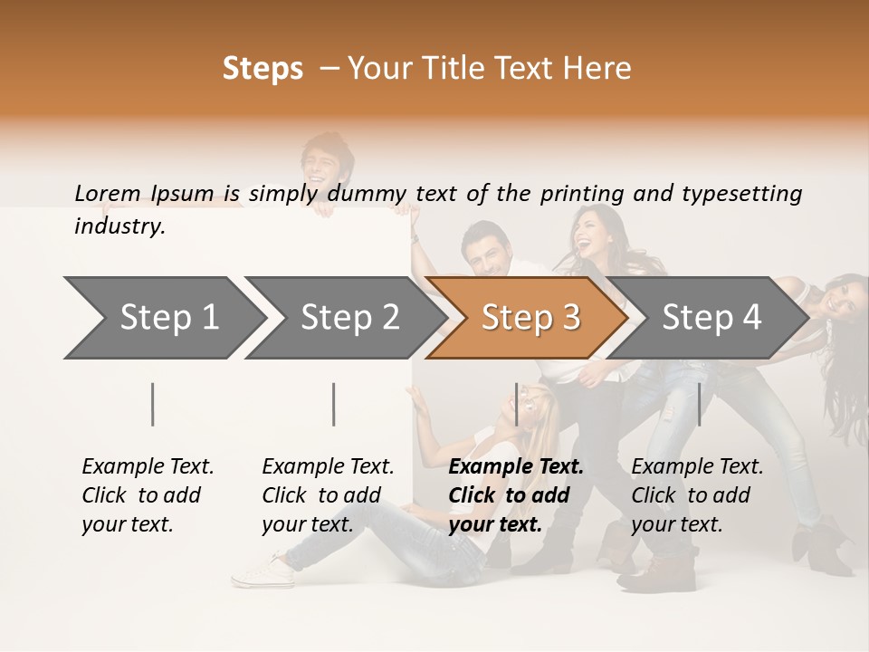 Young Copy Space Background PowerPoint Template