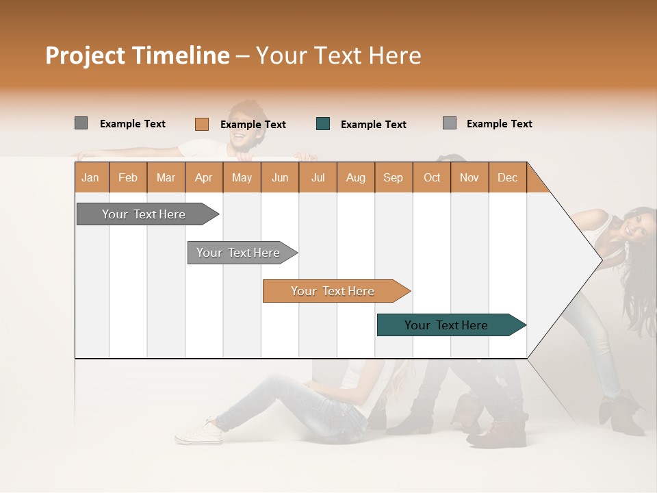Young Copy Space Background PowerPoint Template