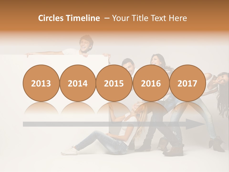 Young Copy Space Background PowerPoint Template