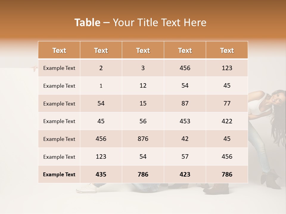 Young Copy Space Background PowerPoint Template