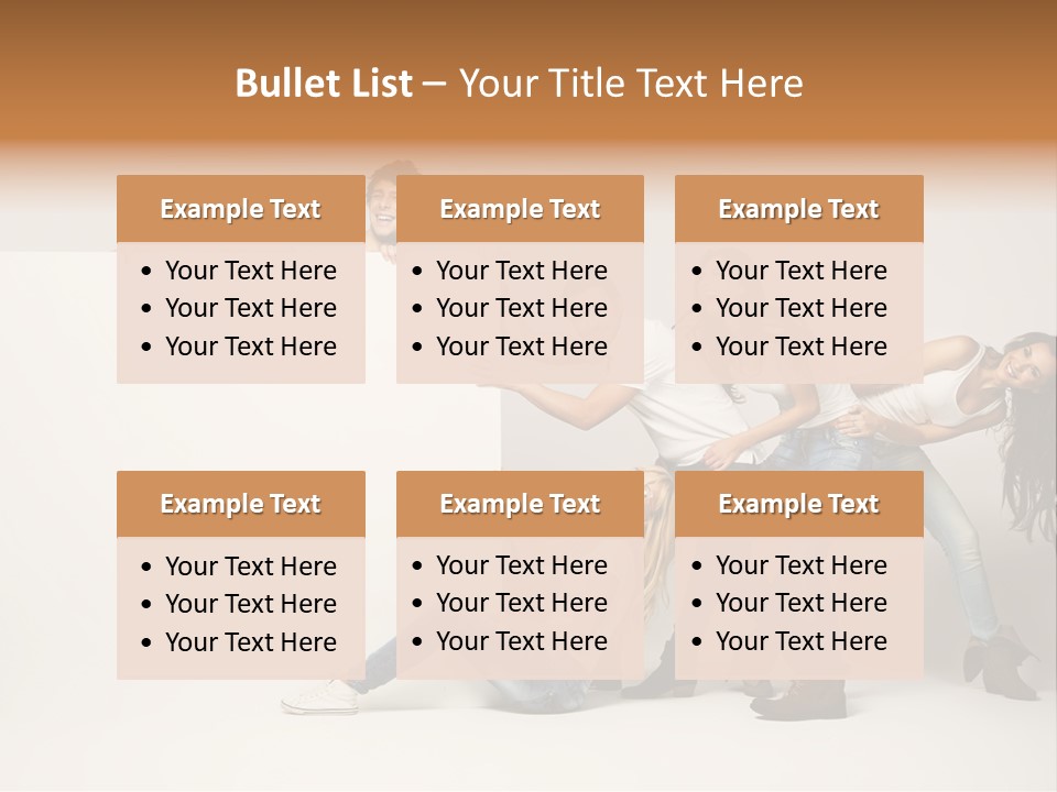 Young Copy Space Background PowerPoint Template
