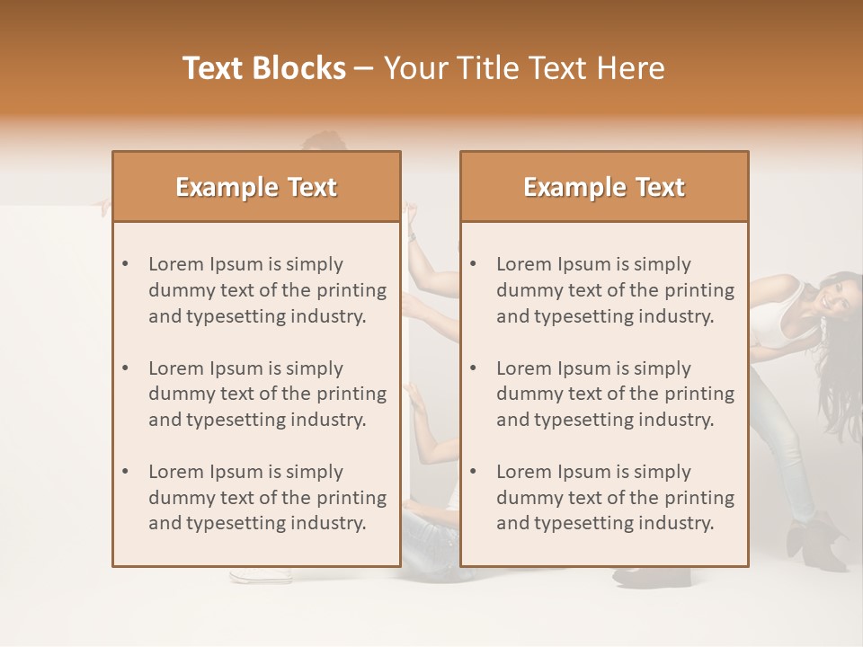 Young Copy Space Background PowerPoint Template