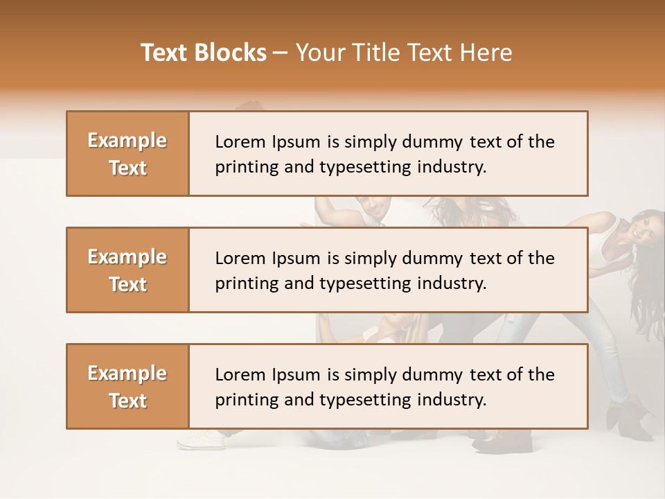 Young Copy Space Background PowerPoint Template