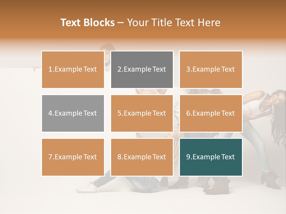 Young Copy Space Background PowerPoint Template