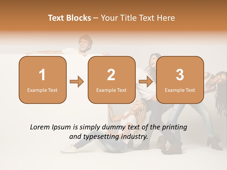 Young Copy Space Background PowerPoint Template