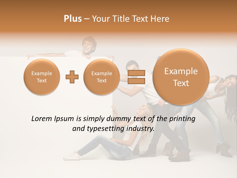 Young Copy Space Background PowerPoint Template
