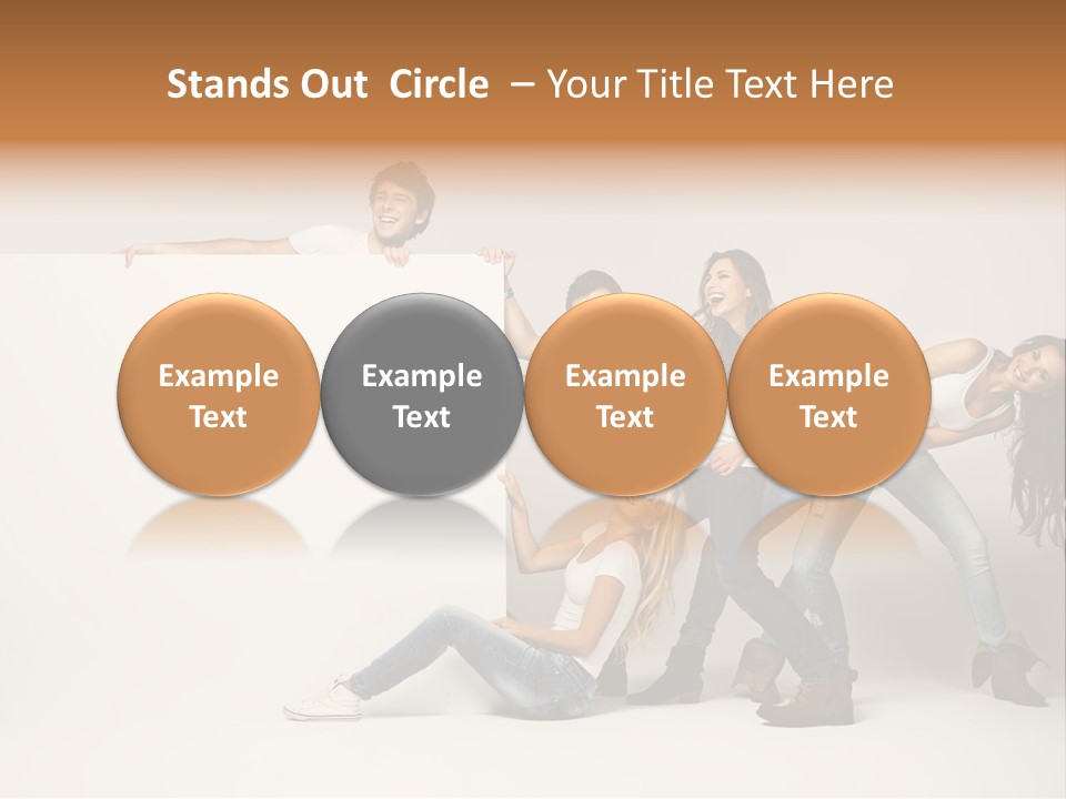 Young Copy Space Background PowerPoint Template