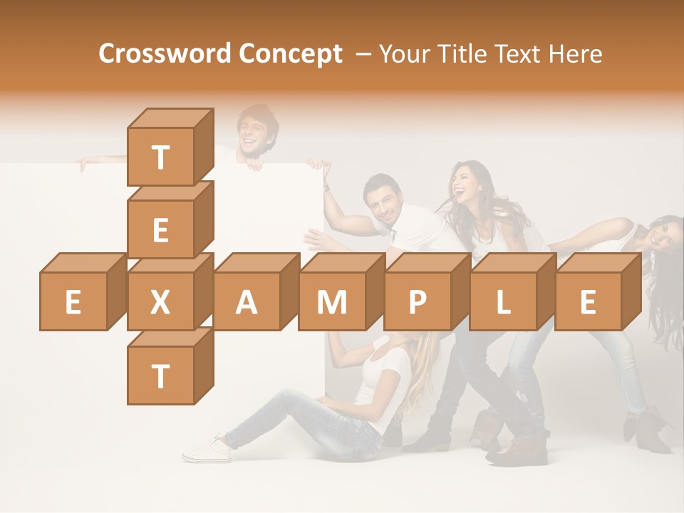 Young Copy Space Background PowerPoint Template