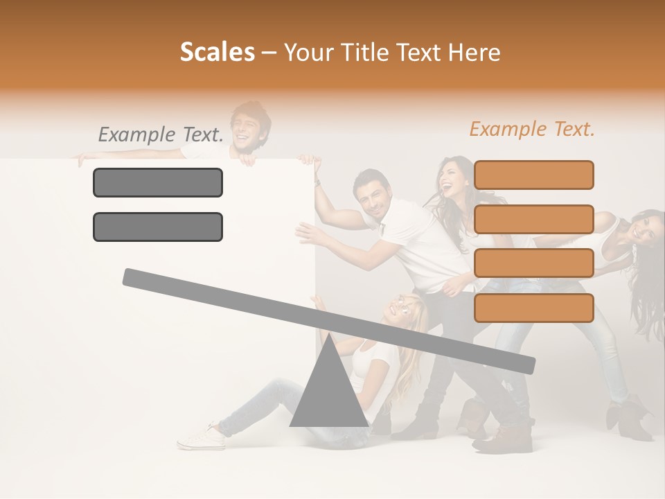 Young Copy Space Background PowerPoint Template