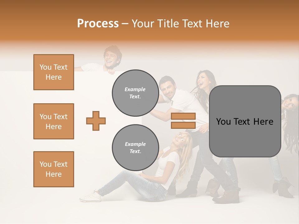 Young Copy Space Background PowerPoint Template