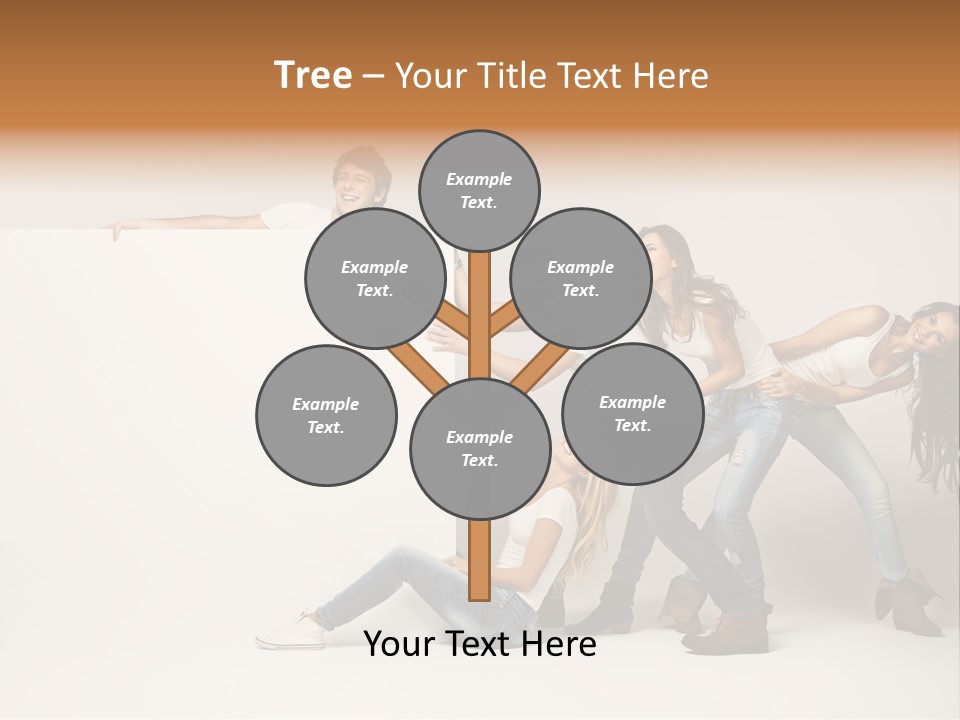 Young Copy Space Background PowerPoint Template