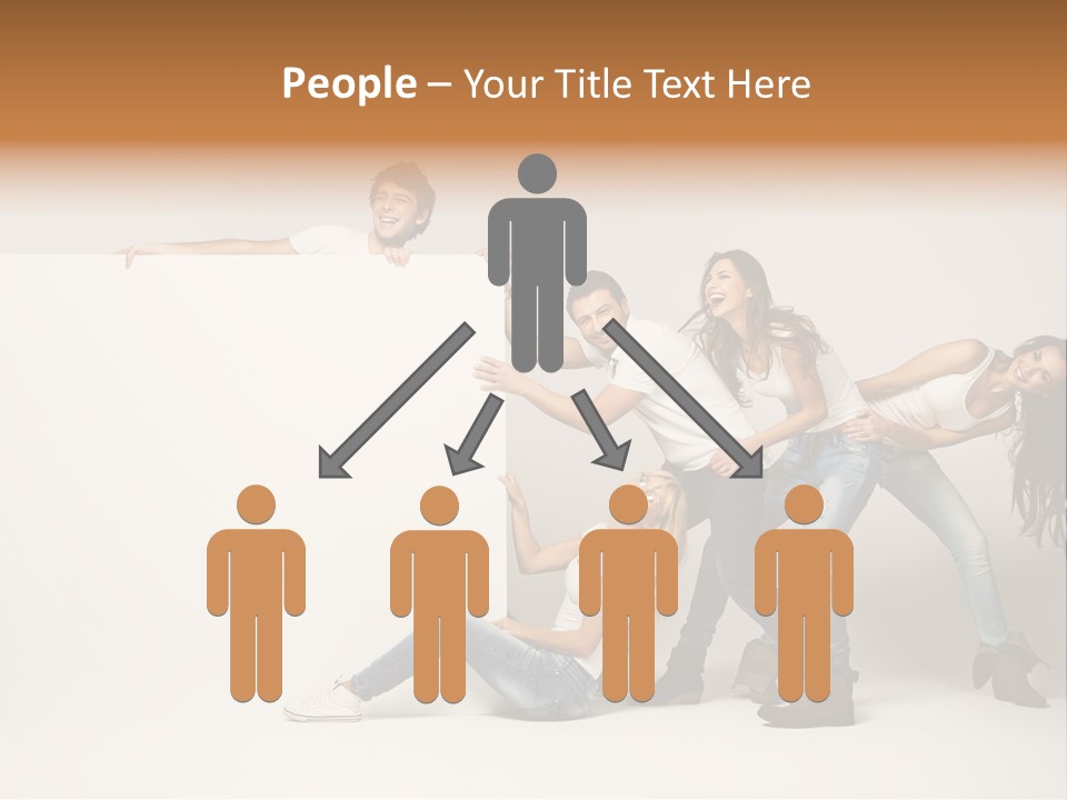 Young Copy Space Background PowerPoint Template