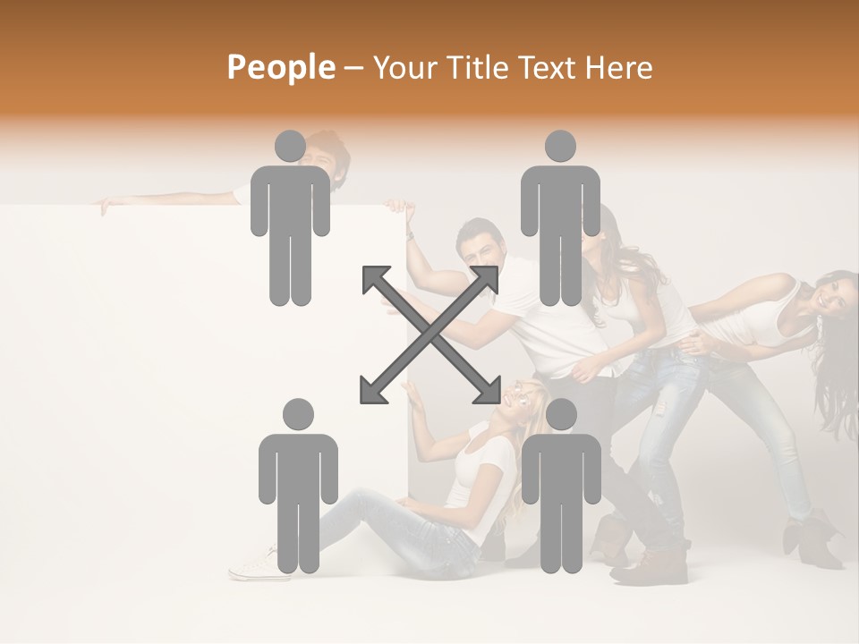 Young Copy Space Background PowerPoint Template